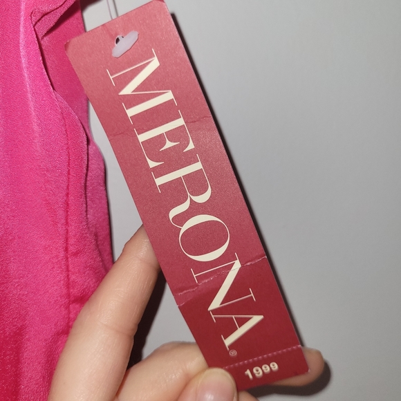 Fuchsia tank top with keyhole back merona - Picture 4 of 5